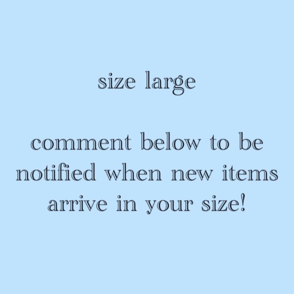 🌸 SIZE LARGE ITEMS BELOW! 🌸